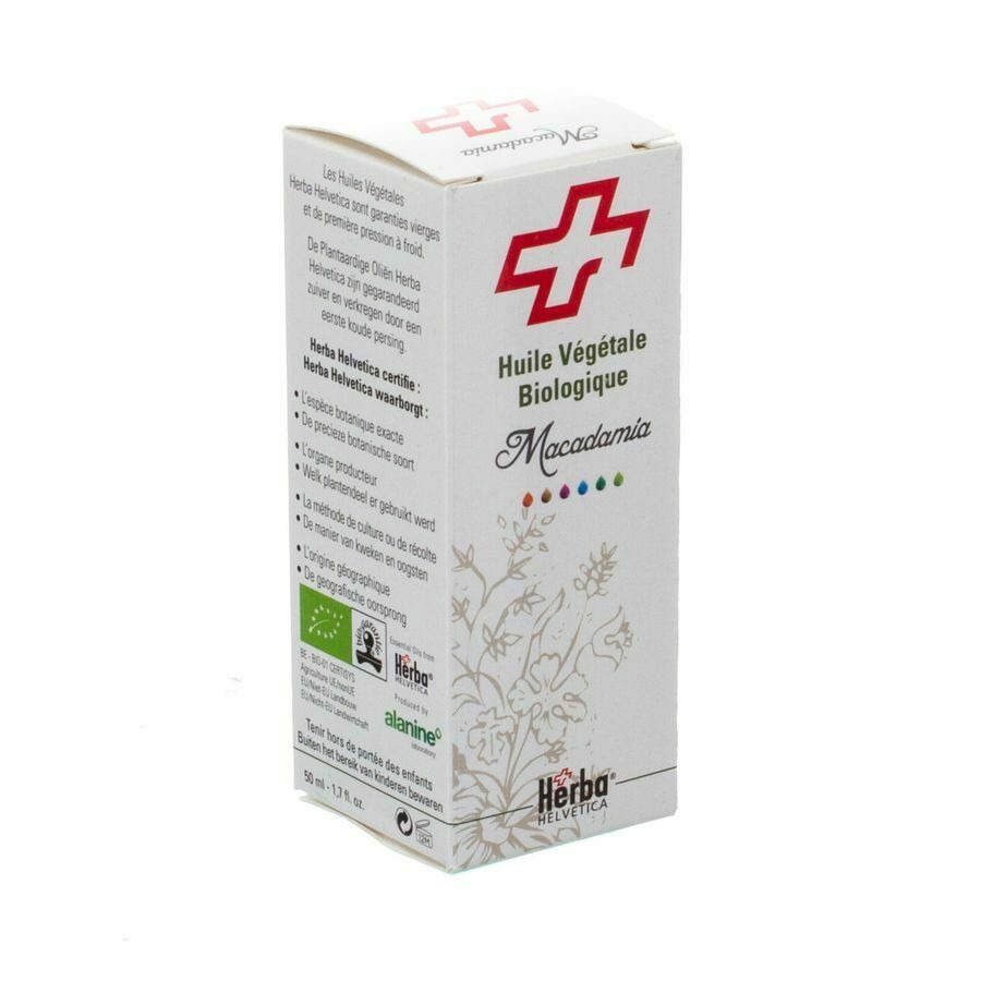 Macadamia Herba Helv. Bio Huile Veg. 50ml