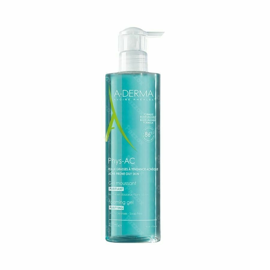 Aderma Phys-ac Gel Moussant Purifiant 400ml