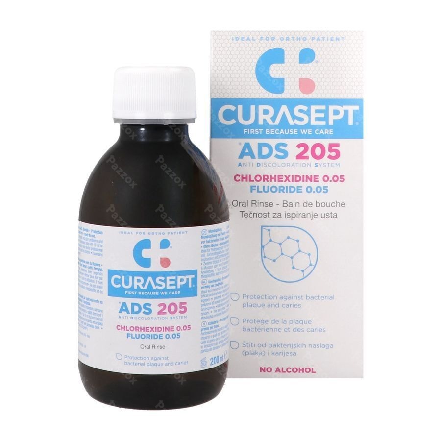 Curasept Bain De Bouche 0,05% 200ml