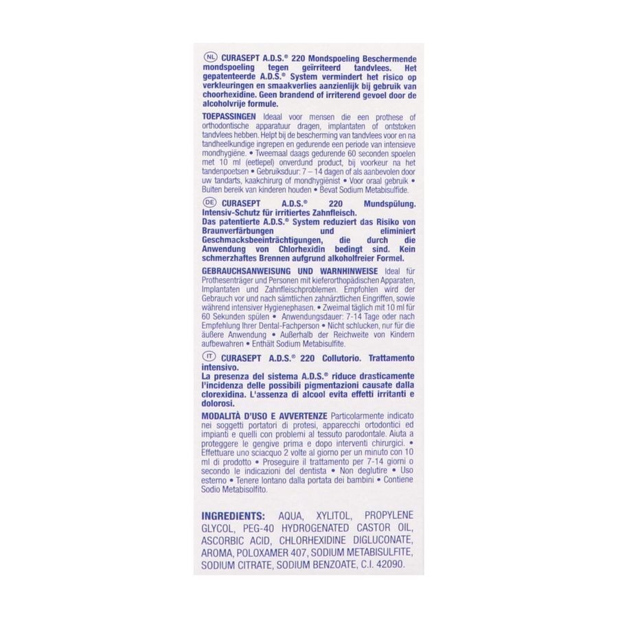 Curasept Bain De Bouche 0,20% 200ml