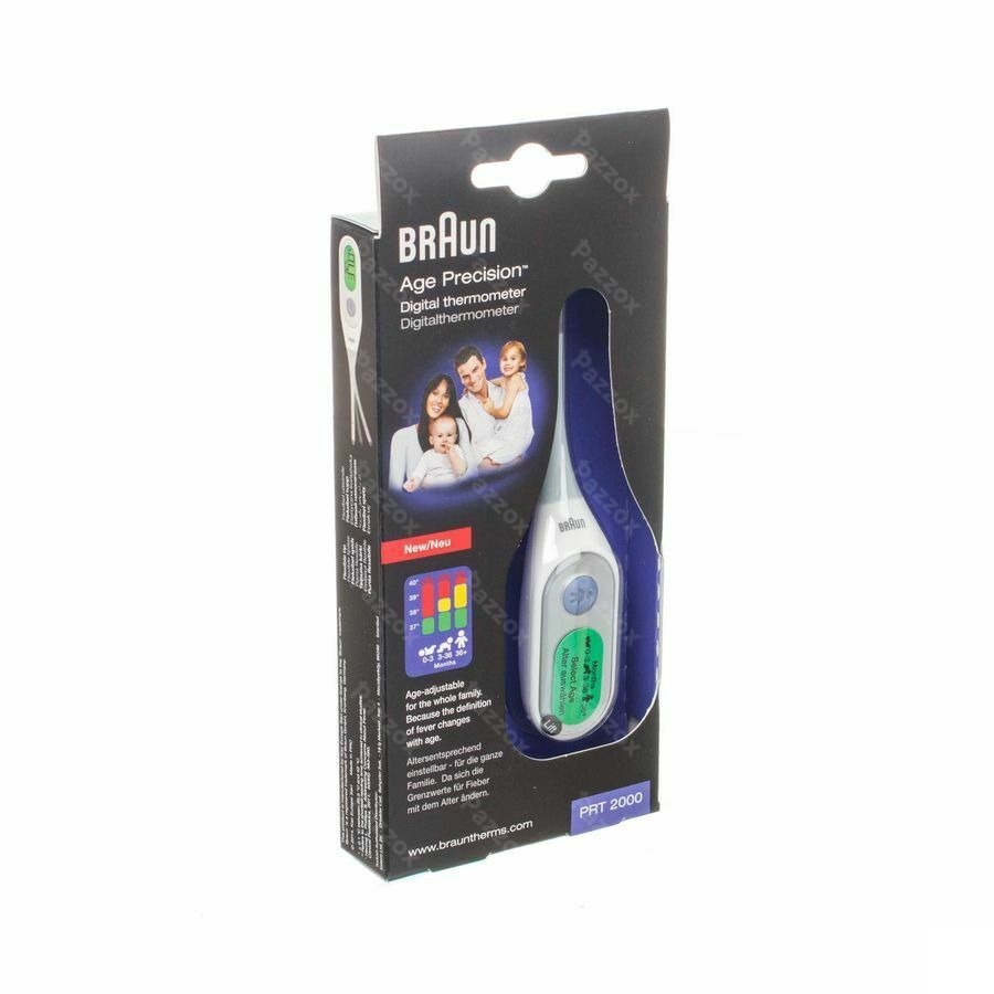 Braun Thermometre Prt2000 Digital+precision Age