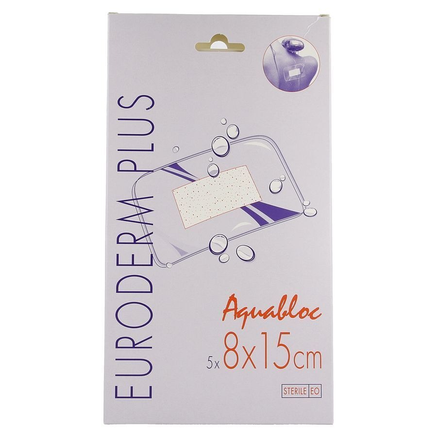 Euroderm Plus 8x15cm 5 Pansement Steril Wtp