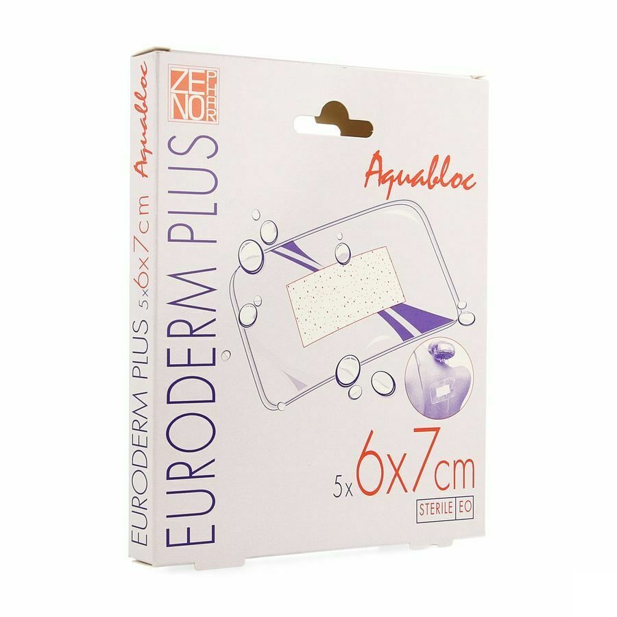 Euroderm Plus 6x 7cm 5 Pansement Steril Wtp
