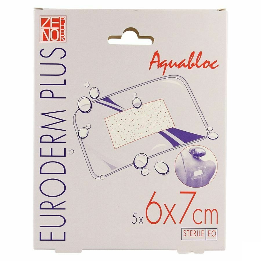 Euroderm Plus 6x 7cm 5 Pansement Steril Wtp
