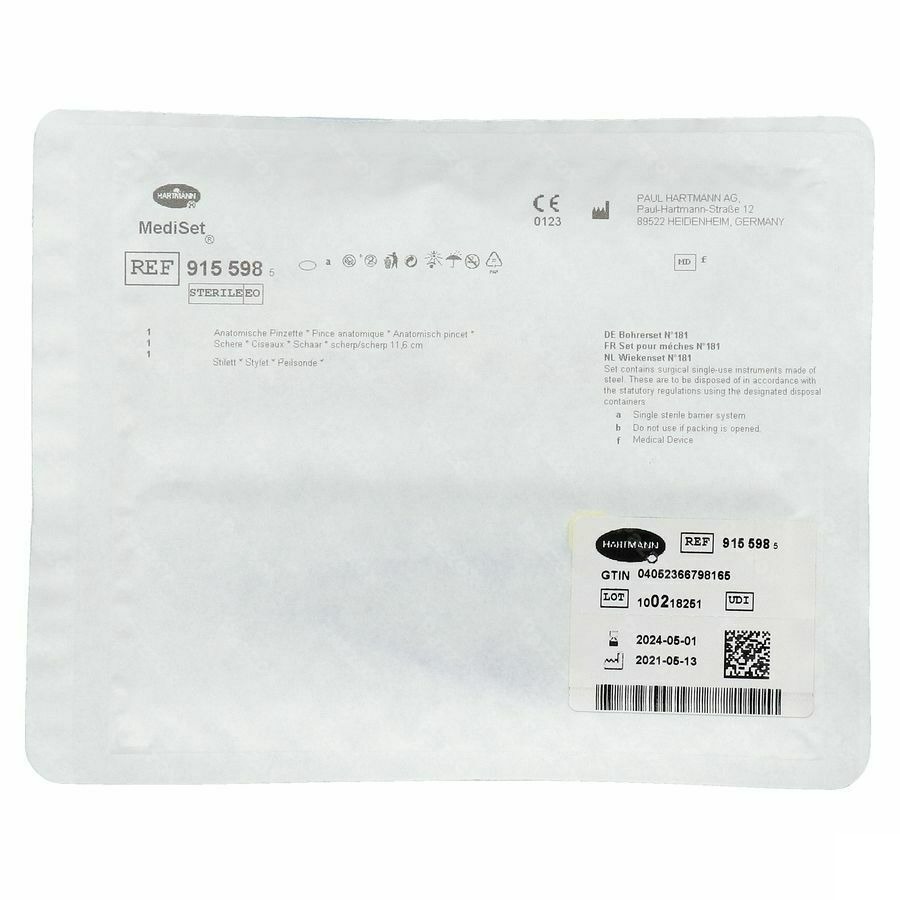 Mediset 181 Set Pour Mèches 1 Pièce