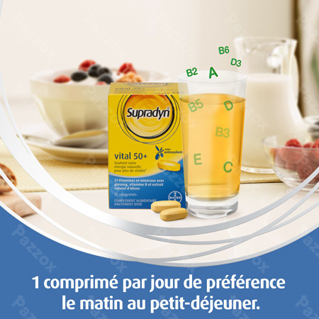Supradyn Energy Multivitamine énergie Avec Coq10 30 Comprimés Effervescents