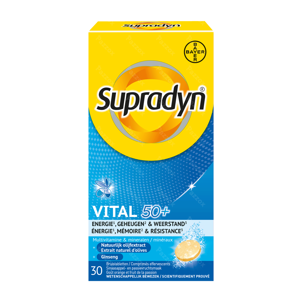 Supradyn Energy Multivitamine énergie Avec Coq10 30 Comprimés Effervescents