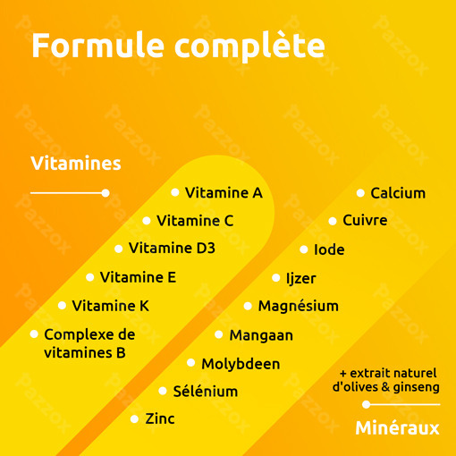 Supradyn Vital 50+ Multivitamine Avec Ginseng 30 Comprimés