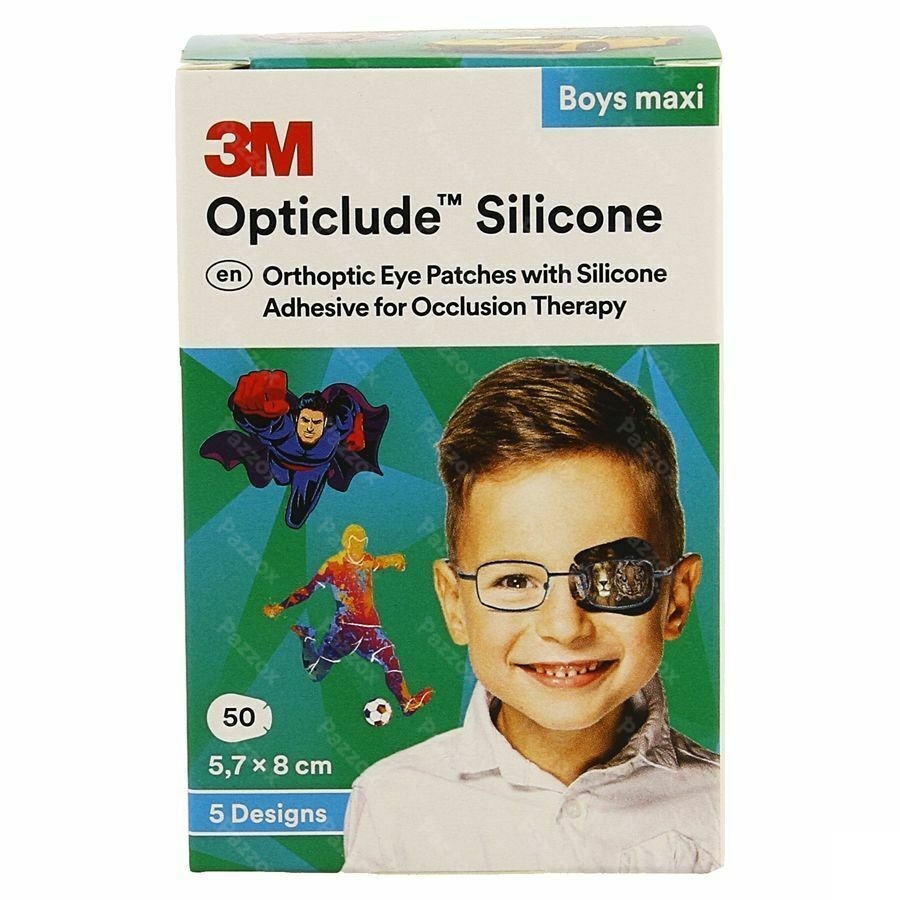 Opticlude 3m Silicone Eye Patch Boy Maxi 50
