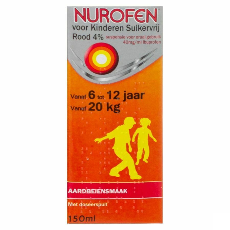 Nurofen Impexeco 4% Sirop Strawberry Ss Enf 150ml