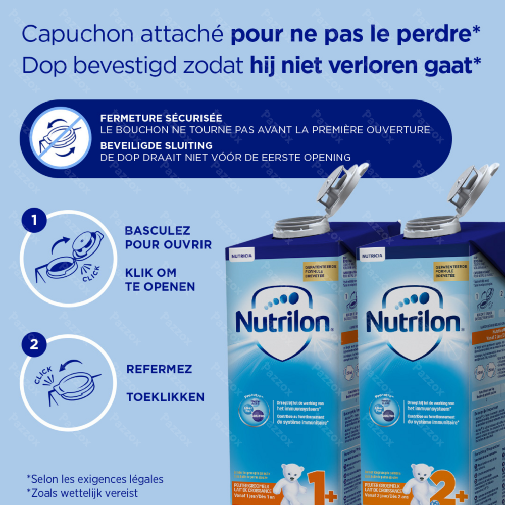 Nutrilon Lait Croissance +2ans Nf Tetra 1l
