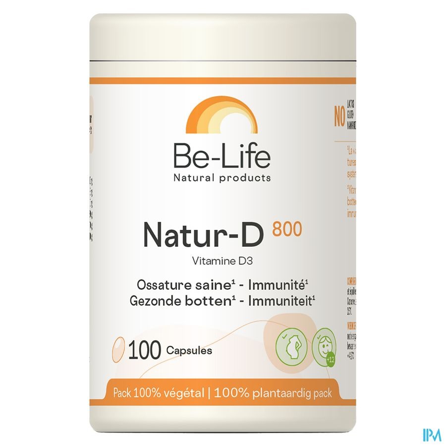 Be-Life Natur D 800 100 Capsules