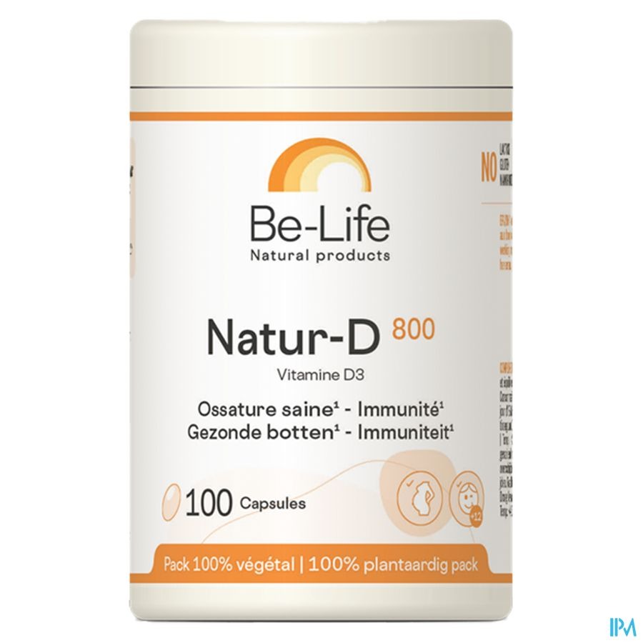 Be-Life Natur D 800 100 Capsules