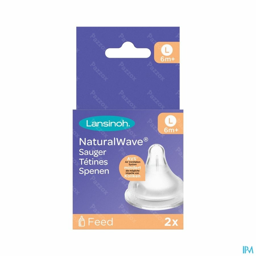 Lansinoh Natural Wave Tetine Fast 2