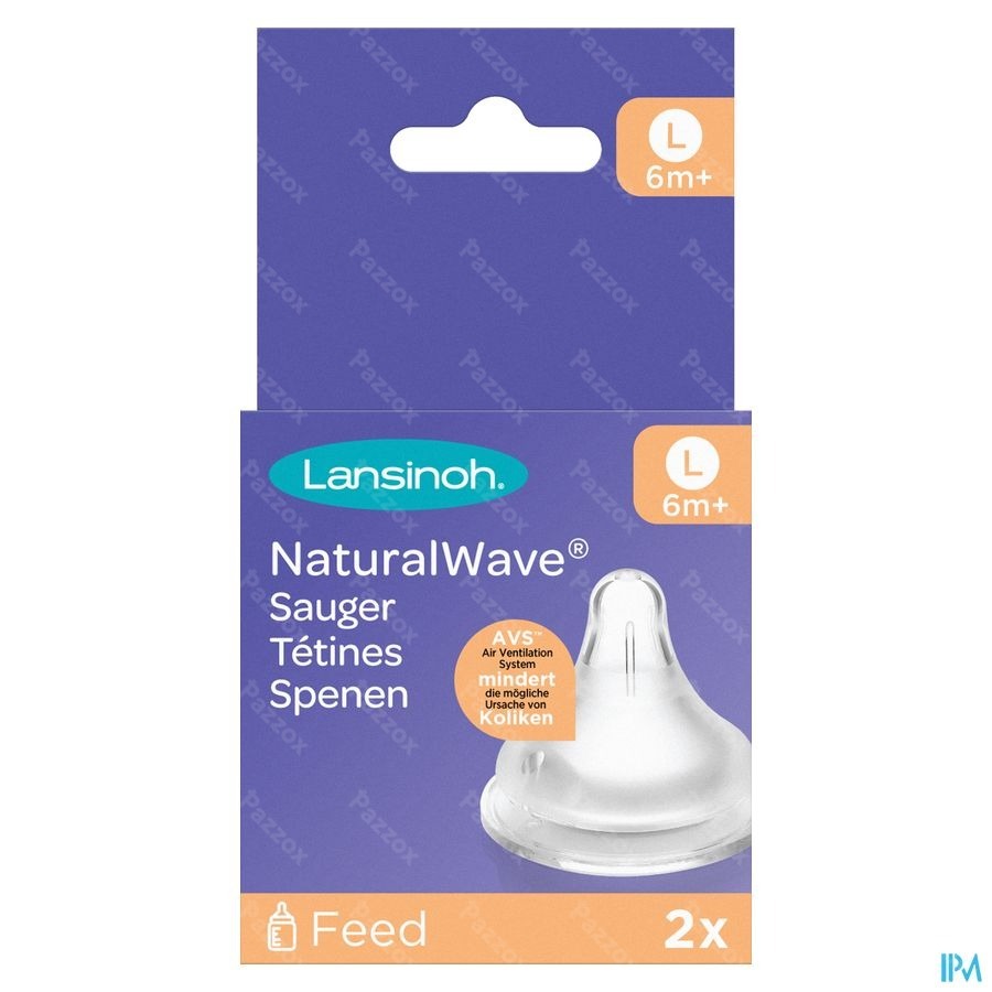 Lansinoh Natural Wave Tetine Fast 2