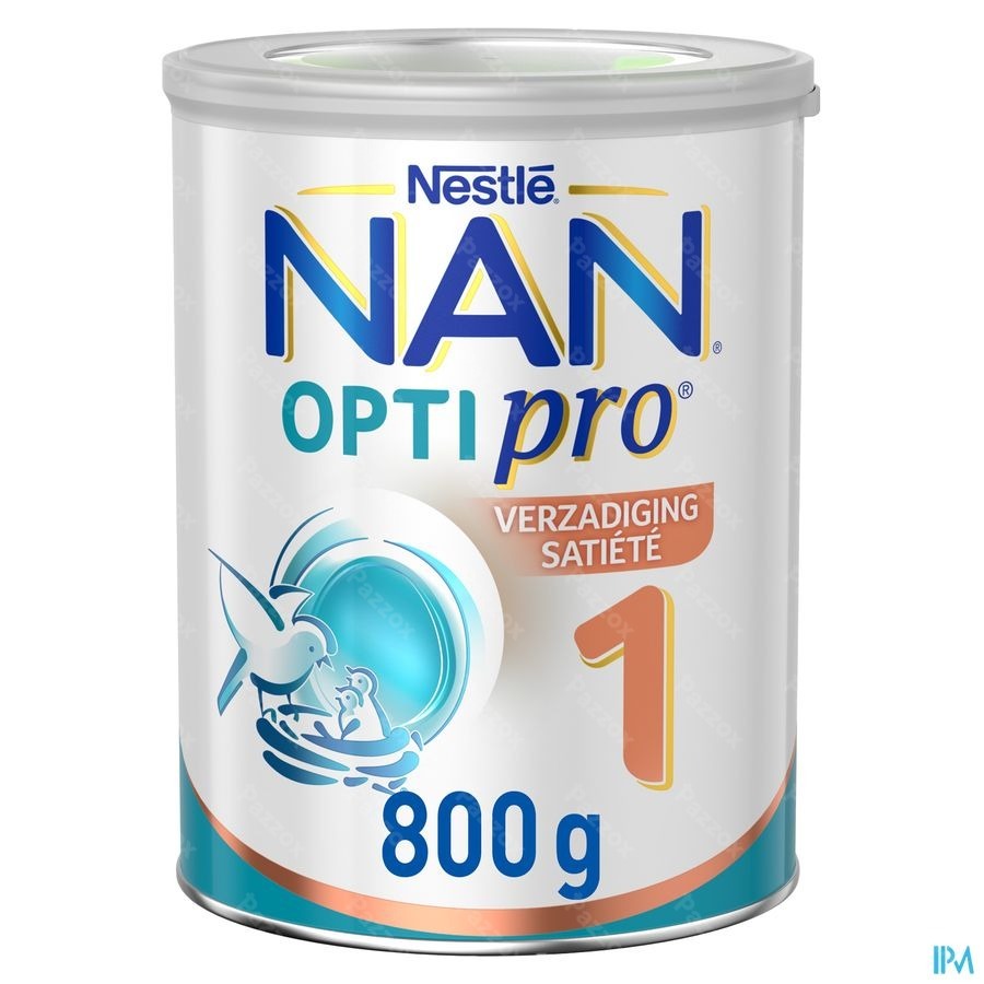 Nan Satiété 1 Lait pour Nourrissons épaissi Bébé 0-6 Mois 800g