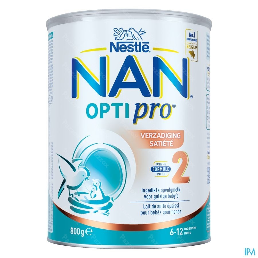 Nan Satiété 2 Lait de Suite épaissi Bébé 6+ Mois 800g