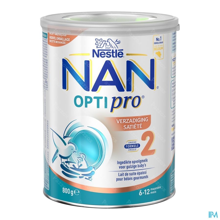 Nan Satiété 2 Lait de Suite épaissi Bébé 6+ Mois 800g