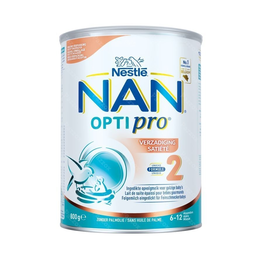 Nan Satiété 2 Lait de Suite épaissi Bébé 6+ Mois 800g