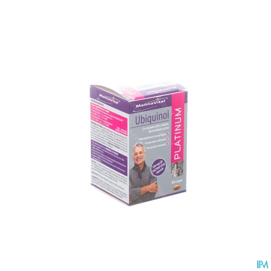 Mannavital Ubiquinol Platinum 60 Gélules