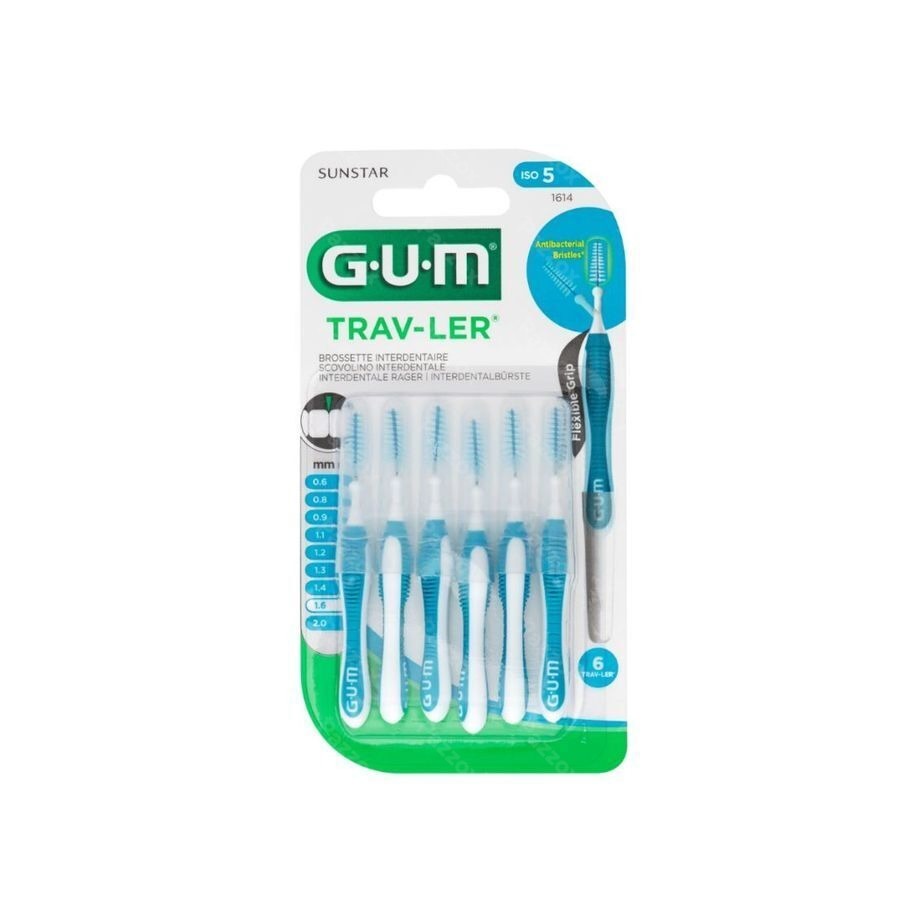 Gum Trav-Ler Brosse Interdentale 1,6 mm 6 Pièces