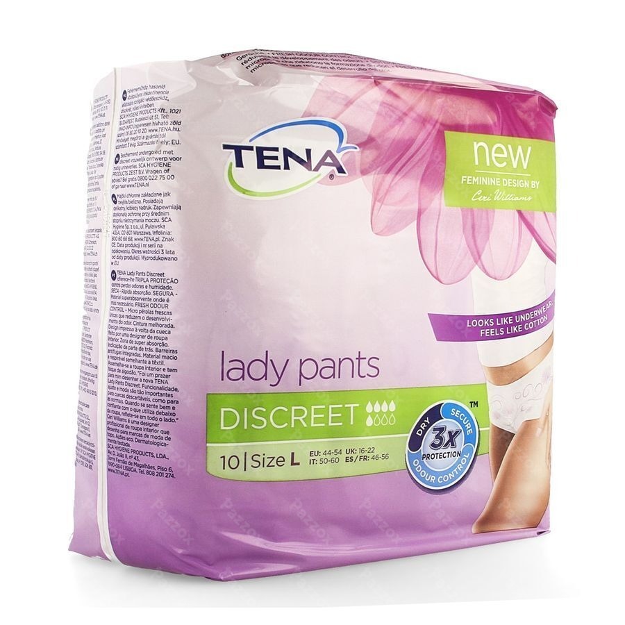 Tena Lady Pants Discreet Large 10 795610