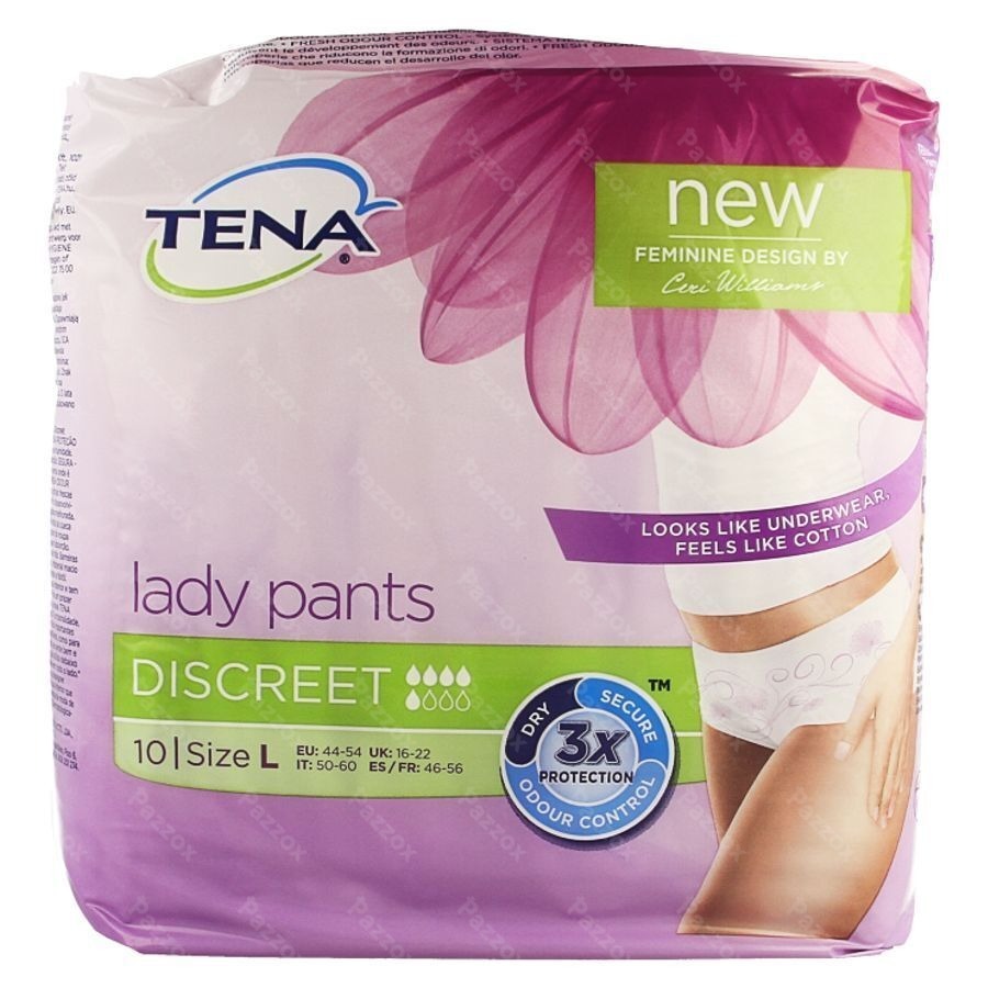 Tena Lady Pants Discreet Large 10 795610