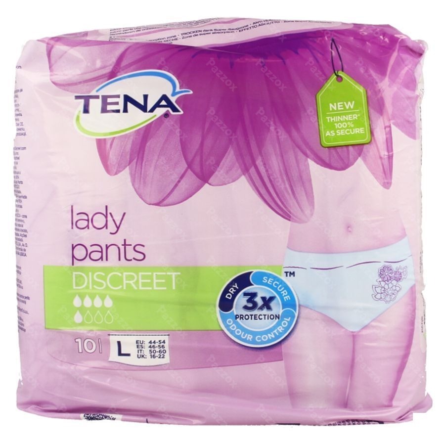 Tena Lady Pants Discreet Large 10 795610