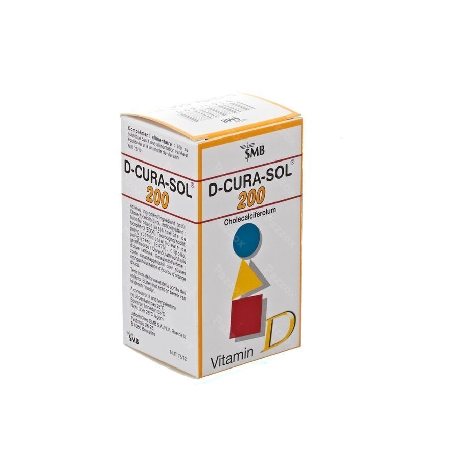 D-Cura Sol Vitamine D 200 UI Goutes 10ml