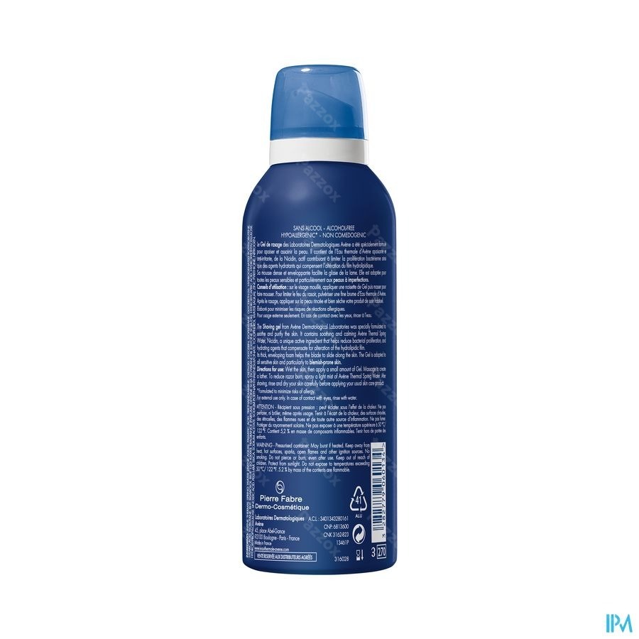 Avene Men Gel Rasage 150ml Nf
