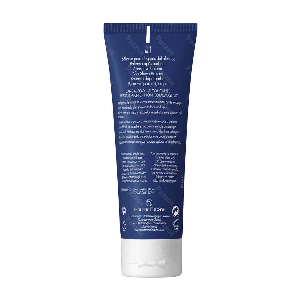 Avene Men Baume Apres Rasage Nf 75ml