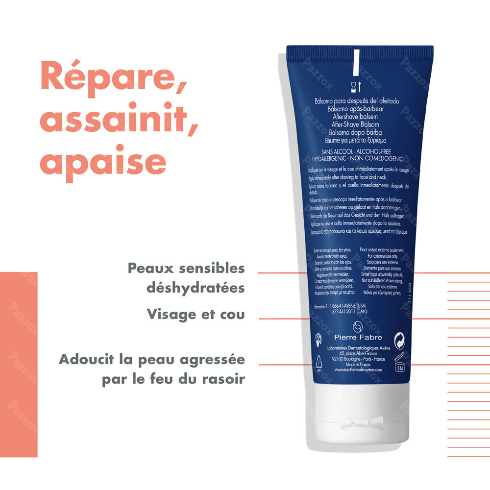 Avene Men Baume Apres Rasage Nf 75ml
