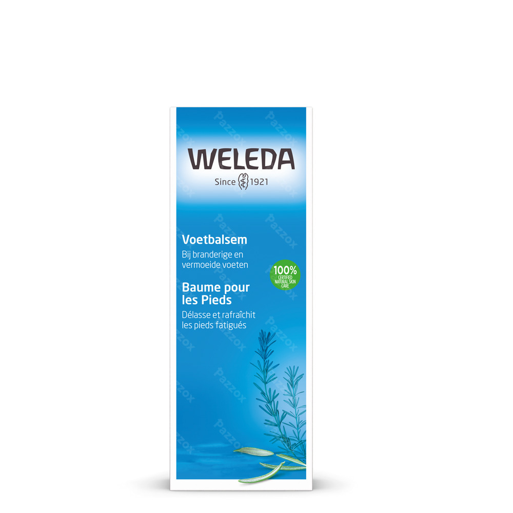 Weleda Baume Pour Les Pieds Creme Tube 75ml