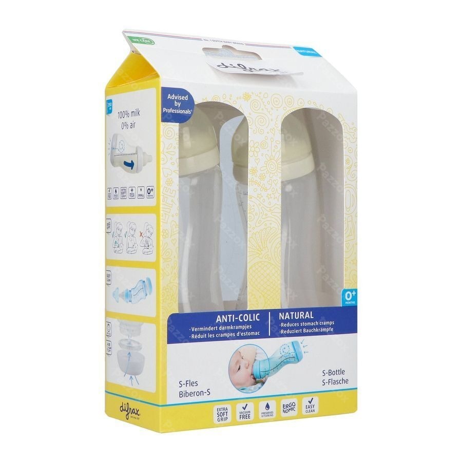 Difrax Biberon-s Natural Double Pack 2x250ml