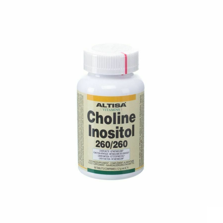 Altisa Choline 260mg Inositol 260mg Pot Comp 90