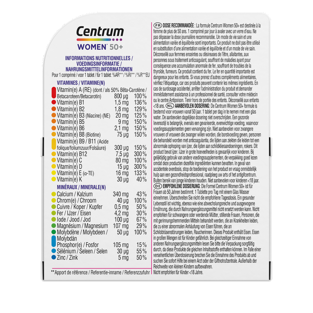 Centrum Women 50+ Comp 30