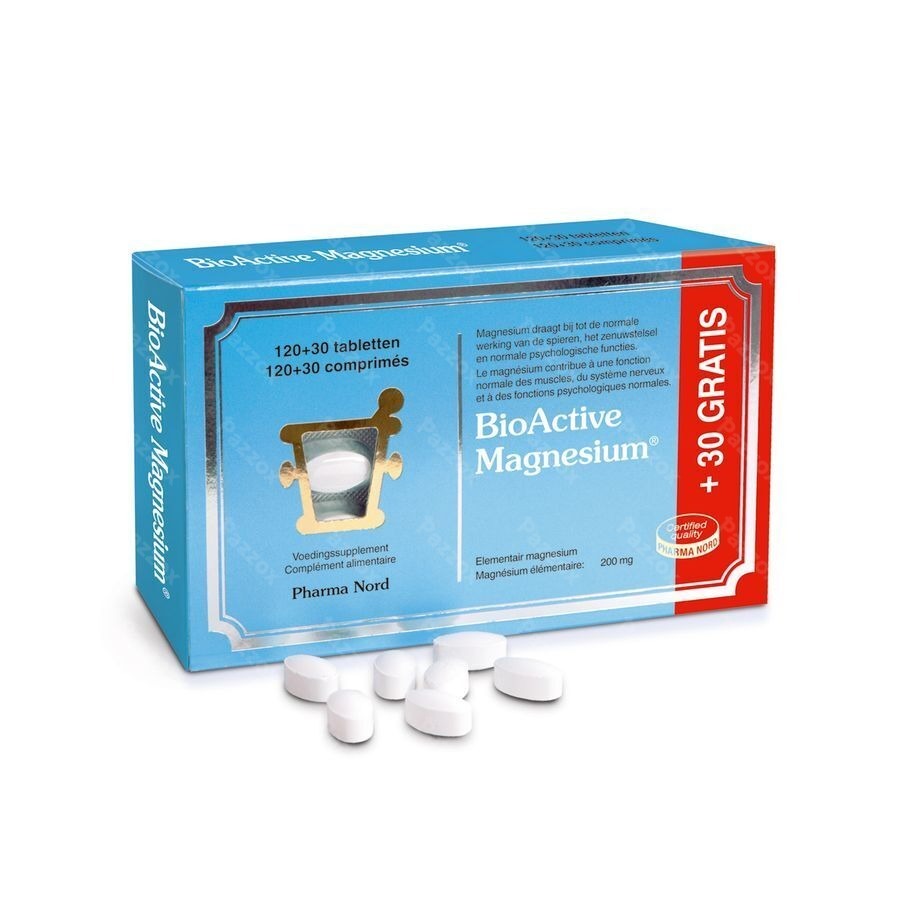 BioActive Magnesium 120+30 Comprimés