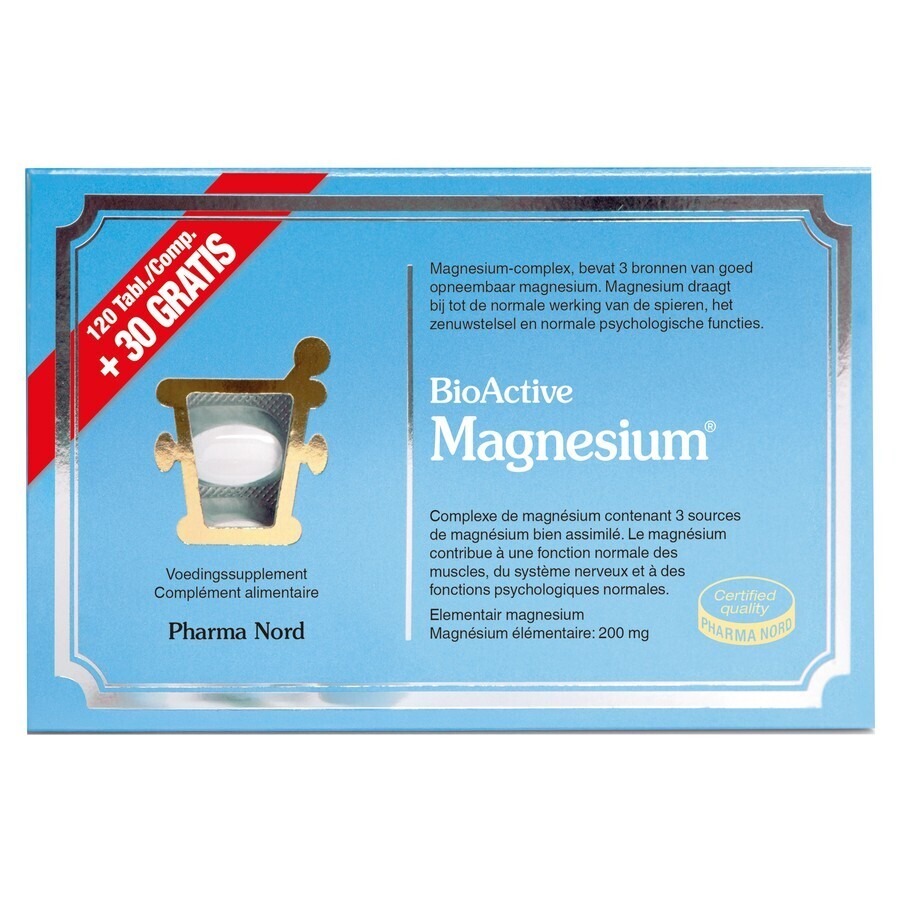 BioActive Magnesium 120+30 Comprimés