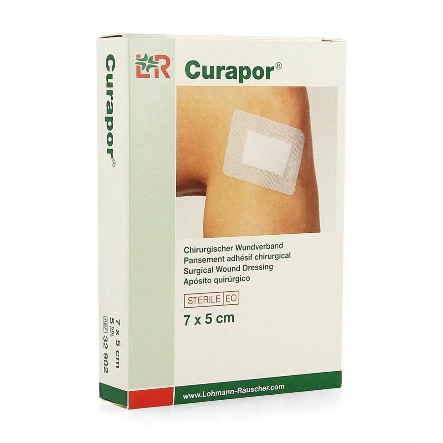 Curapor Pans Chirurg. Sterile 7cmx 5cm 5 32902