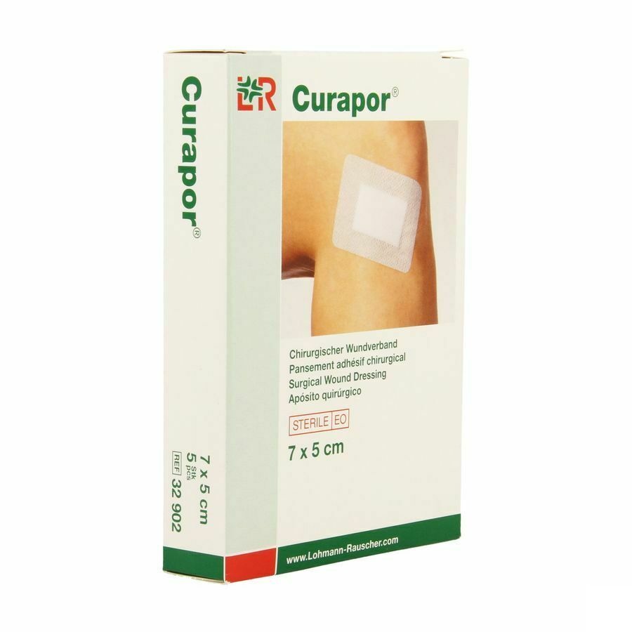 Curapor Pans Chirurg. Sterile 7cmx 5cm 5 32902