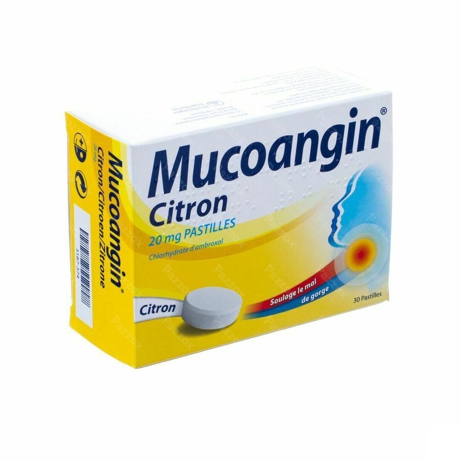 Mucoangin Citron Past A Sucer 30x20mg