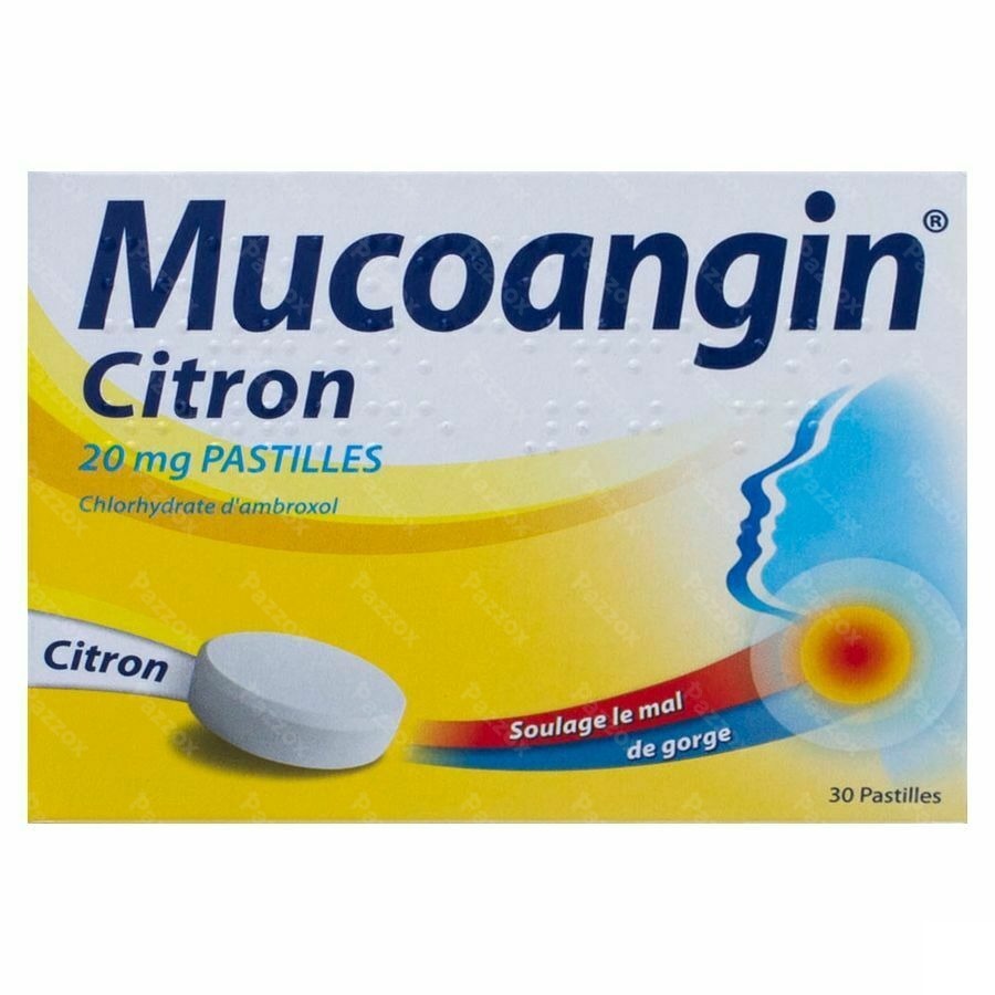 Mucoangin Citron Past A Sucer 30x20mg