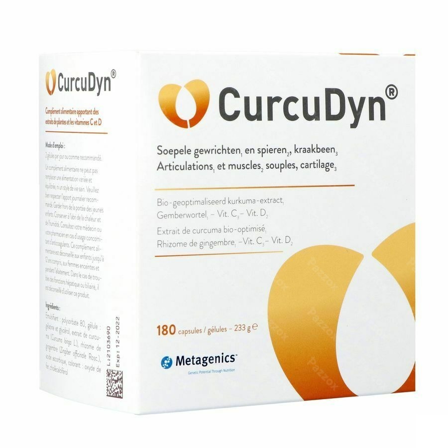 Curcudyn Caps 180 19387 Metagenics