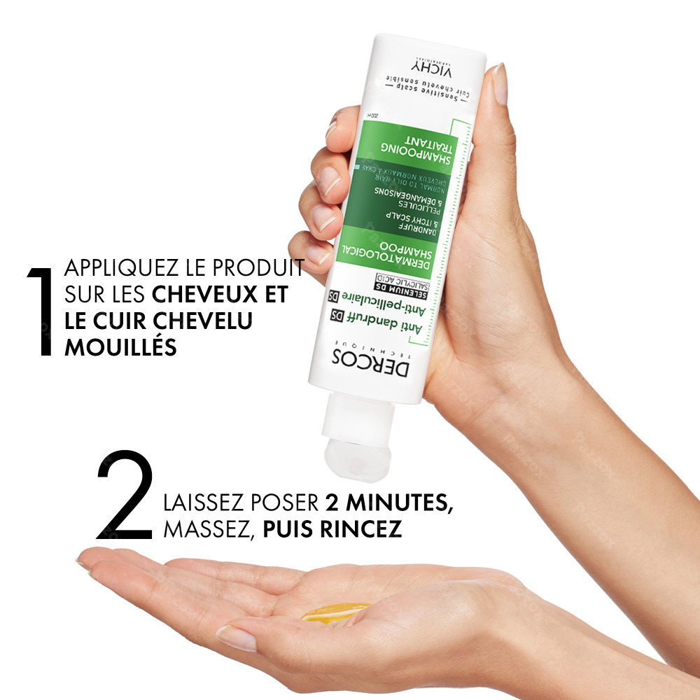 Vichy Dercos Shampooing Anti-Pelliculaire Cheveux Gras 200ml