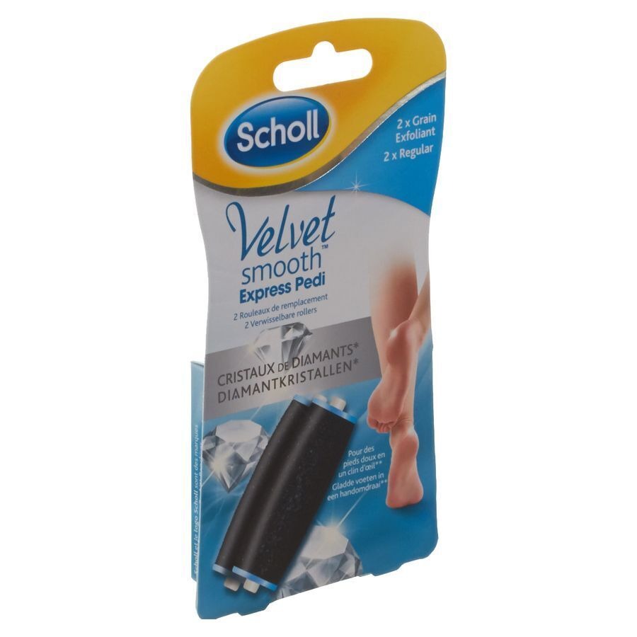 Scholl Velvet Smooth Expr.pedi 2roul.crist.diamant
