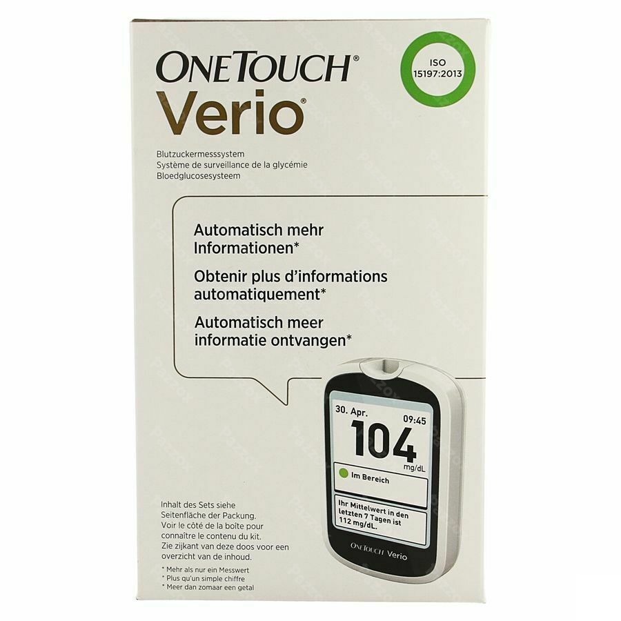 OneTouch Verio Système de Glycémie