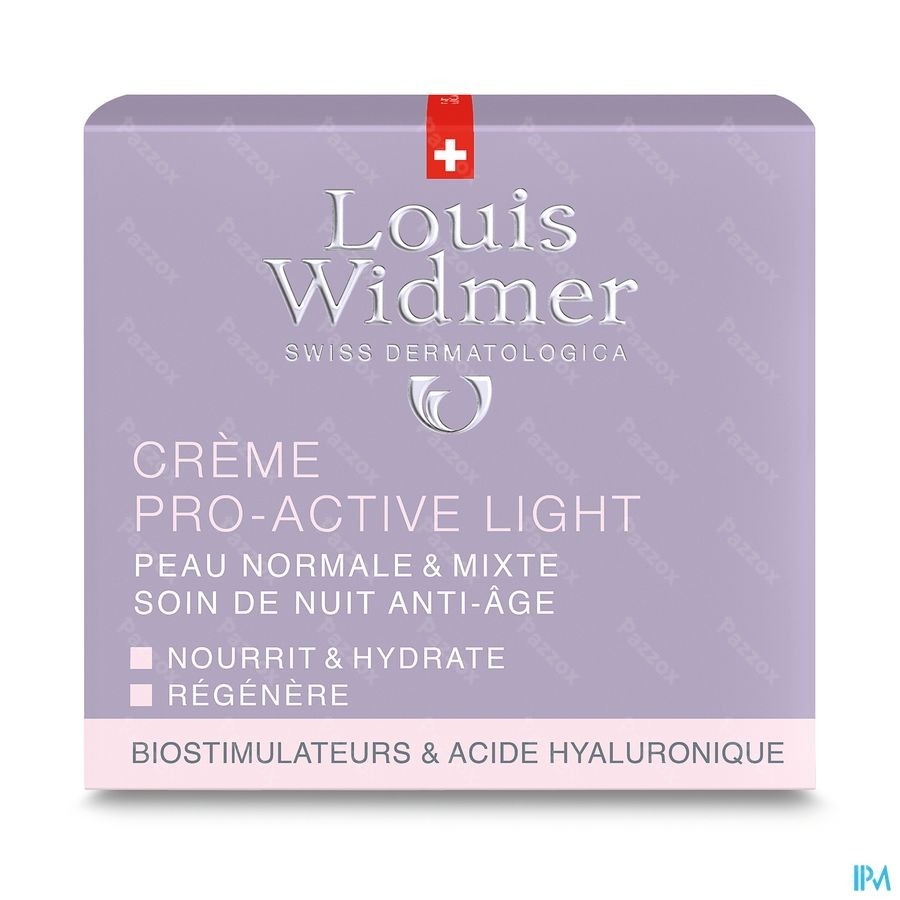 Widmer Nuit Creme Pro-active Light Parf Pot 50ml