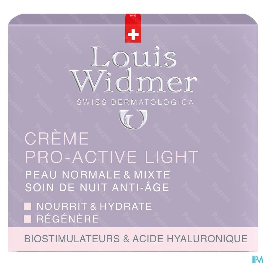 Widmer Nuit Creme Pro-active Light Parf Pot 50ml