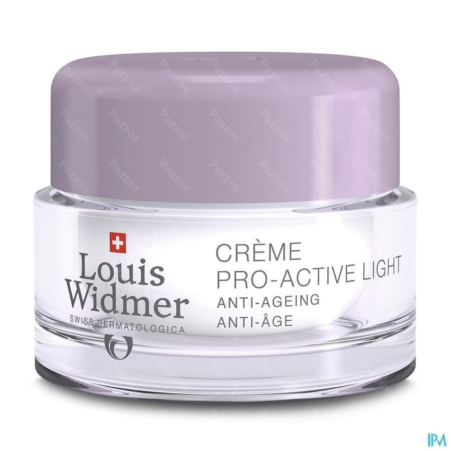 Louis Widmer Pro-Active Light Crème de Nuit Sans Parfum 50ml 