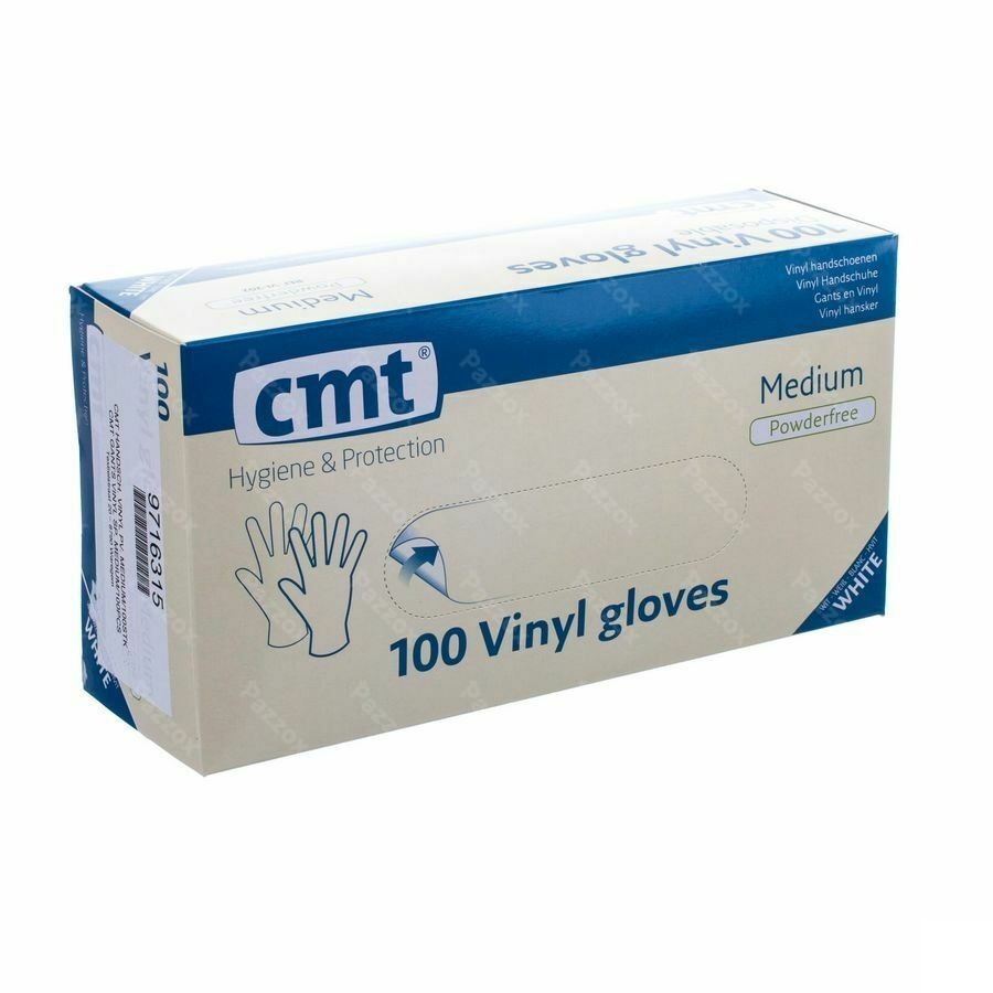 Cmt Gants Vinyl S/poudre M 100